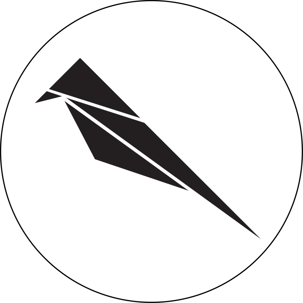 Blackbird logo_sort sirkel-svart