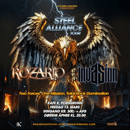KAFE K |  Rozario & Invasion – Steel Alliance Tour
