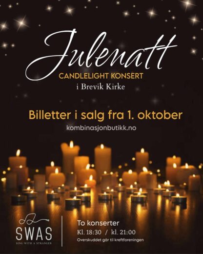 SWAS |  Velkommen til Julenatt – Candlelight-konsert! - 21:00