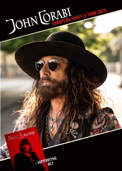 KAFE K |  JOHN CORABI med band | stemmen fra Mötley Crüe, The Scream, The Dead Daisies og Union