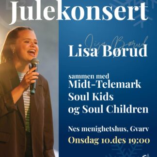Julekonsert med Lisa Børud og Midt-Telemark Soul Kids + Soul Children