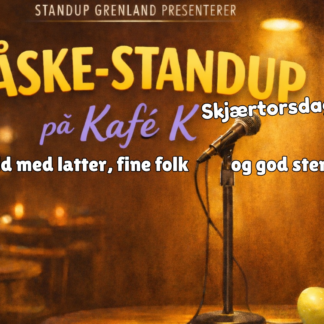 KAFE K |  Påske-Standup på Kafé K
