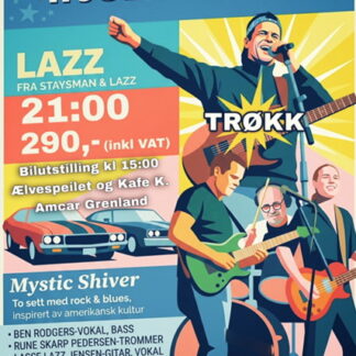 KAFE K |  4.juli på Kafé K – LAZZ & Mystic Shiver