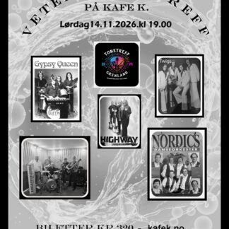 KAFE K |  VETERANBANDTREFF – KAFE K 14. NOVEMBER 2026