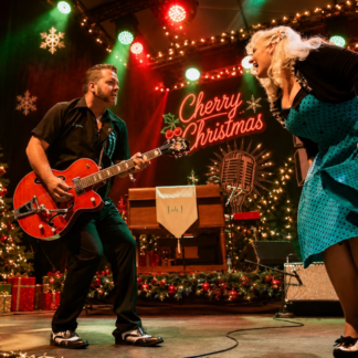 KAFE K |  Lady J and Her Bada Bing Band – CHERRY CHRISTMAS 🍒